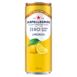 Gāzēts dzēriens Limonata, S.Pellegrino Zero, skārdenē, 330ml