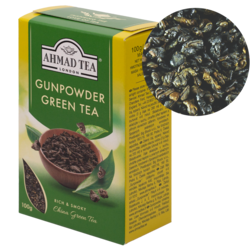 Tēja beramā Ahmad, zaļā, gunpowder green, 100 g
