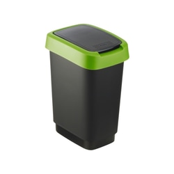 Atkritumu tvertne šķirošanai, 10l, Twist Lime zaļa