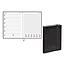 Plānotājs Quadro Soft, mākslīgā āda, melns (20370401) (1)