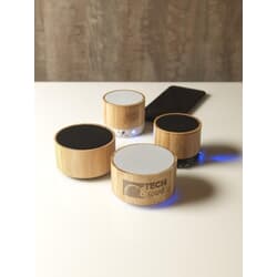 Bluetooth skaļrunis, bambusa