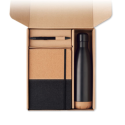 Dāvanu komplekts, korporatīvais, ar pudeli