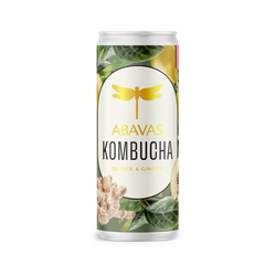 Kombuča ar cidonijām un ingveru, Abavas, CAN, 330ml