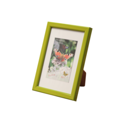 Foto rāmis, 10x15cm, plastikāta, zaļš