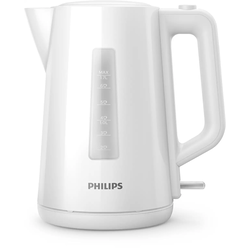 Elektriskā tējkanna Philips HD9318/00, 2200W, 1.7L, plastmasas, balta
