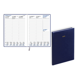 Plānotājs Prestige, mākslīgā āda ar tekstūru, zils, BPG (20061604)