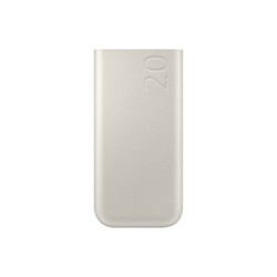 Ārējās uzlādes akumulators Samsung Power Bank, 20000mAh, 45W, bēšs