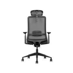 Biroja krēsls VANE HD, auduma tonis melns, melna pamatne