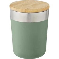 Krūze, 300 ml, viršu zaļa, ar bambusa vāku