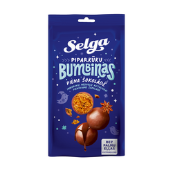 Piparkūku bumbiņas piena šokolādē, Selga, 150g