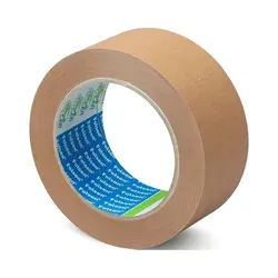 Papīra iepakojuma līmlente, 50 mm x 50 m, brūna, Folsen