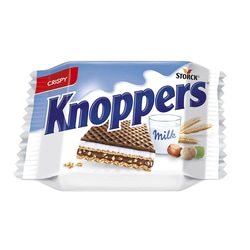 Vafeļu batoniņš Knoppers ar riekstu krēmu, 25g