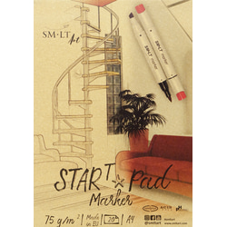 Albums marķieriem A4, 20 lapas, 75 g/m², Smiltainis