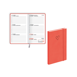 Plānotājs, Pocket soft, mākslīgā āda, koraļļu sārts, BPG (10130606)