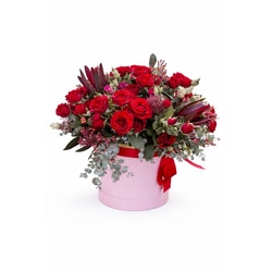 Ziedu kastīte, sarkanais saulriets