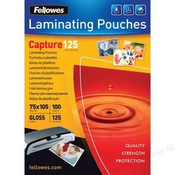 Kabatas laminēšanai A7, 125 mikr, Fellowes, 100gab.