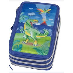 Penālis Faber-Castell Dinosaur, pildīts, trīsdaļīgs