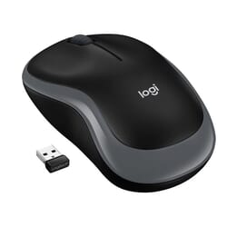 Datorpele Logitech  M185, USB, bezvadu, pelēka/melna