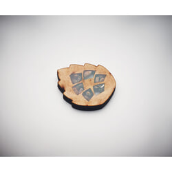 Podiņš, ar priedes sēklām, 7x 6,5x13cm