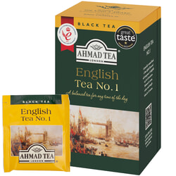 Tēja Ahmad, melnā, English Tea No 1, 20 gab