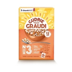 Pērļu grūbas, Gudrie graudi Mix 3, 360g