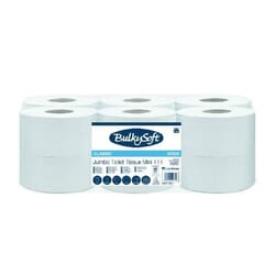 Tualetes papīrs Bulky Soft Classic jumbo mini, T9, 2 slāņi, 111.6 m, 12 ruļļi/iep.