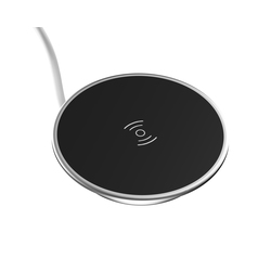 Bezvadu lādētājs (ar iestrādi galda virsmā), D=8cm, melns