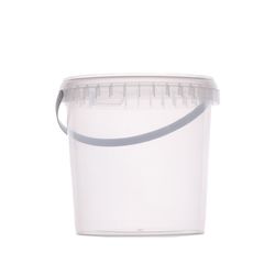 Spainis ar vāku 1L, caurspīdīgs, plastmasas