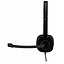 Austiņas ar mikrofonu Logitech H151, ar vadu, 3.5mm, melnas (2)