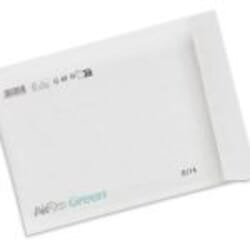 Aploksne sūtījumiem, papīra, balta, polsterēta ar šūnu papīra pildījumu, Nr.14/D, Airpro Green, 1 ga