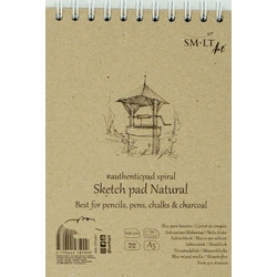 Albums zīmēšanas A4, 70 lapas, 100 g/m², ar spirāli, Smiltainis