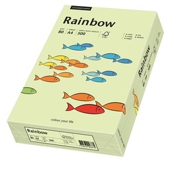 Krāsains papīrs A4 Rainbow Nr.72, gaiši zaļš, 80g/m², 500 loksnes