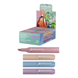 Marķieris teksta, 1.0-4.5 mm, asorti, ErichKrause Visioline V-17 Mini Flex Manga