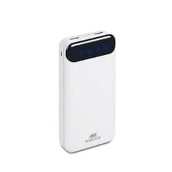 Ārējās uzlādes akumulators Rivacase VA2280 Power Bank, 20000mAh, 10 W, balts