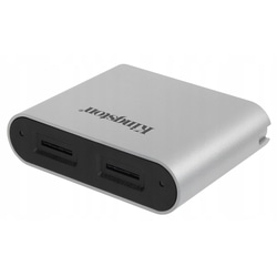 Karšu lasītājs Kingston Workflow microSD, USB 3.2 Gen 1., pelēks