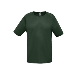 T-krekls, sporta, vīriešu, meža zaļš, M