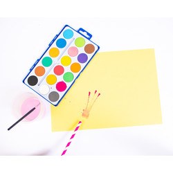 Akvareļkrāsas, 18 krāsas, Playbox