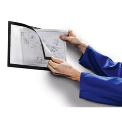 Rāmis A4, pašlīpošs ar magnētisku aizdari, 2gab., melna, Durable Duraframe Magnetic PLUS
