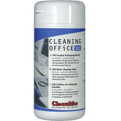 Tīrīšanas salvetes biroja tehnikas virsmām Cleanlike, 100 gab./iep.