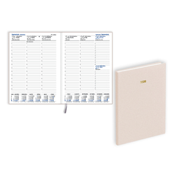 Plānotājs Prestige, mākslīgā āda ar tekstūru, bēšs, BPG (20061608)