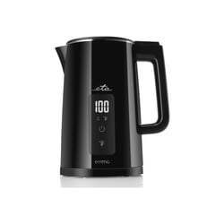 Elektriskā tējkanna ETA Emma, 2200W, 1.5L, nerūsējoša tērauda, melna