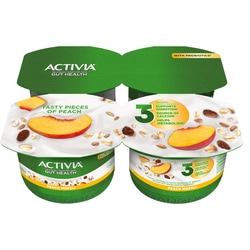 Jogurts Activia, persiku-musli, 4 x 120g
