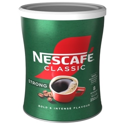 Kafija, šķīstošā, Nescafe, Strong, bundžā, 250g
