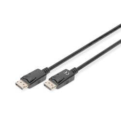 Video kabelis Digitus DisplayPort - DisplayPort 1.2, 2m, melns