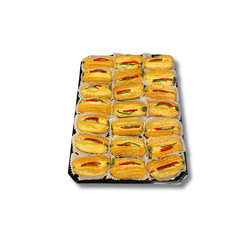 Sāļie eklēri, siera - šķiņķa, mini, Anada, 21 gab