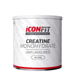 Mikronizēts kreatīna monohidrāts, bez garšas, Iconfit, 300g
