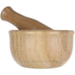 Garšvielu piesta, bambusa, 90×48mm