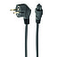 Barošanas kabelis Gembird CEE 7/7 - C5, 1.8m, 3x0.75mm², melns (2)
