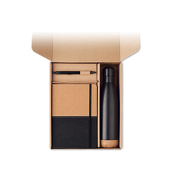 Dāvanu komplekts, korporatīvais, ar pudeli