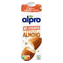 Dzēriens mandeļu, bez cukura, Alpro, 1L